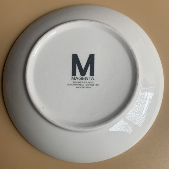 Magenta Woodland Critters Christmas Snack Plates Fox 6” - Picture 2 of 2